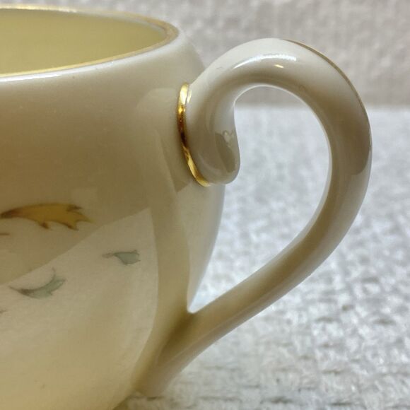 Vintage Retired Lenox China Westwind~(1)~ Creamer and Covered Sugar Bowl USA - Picture 4 of 14